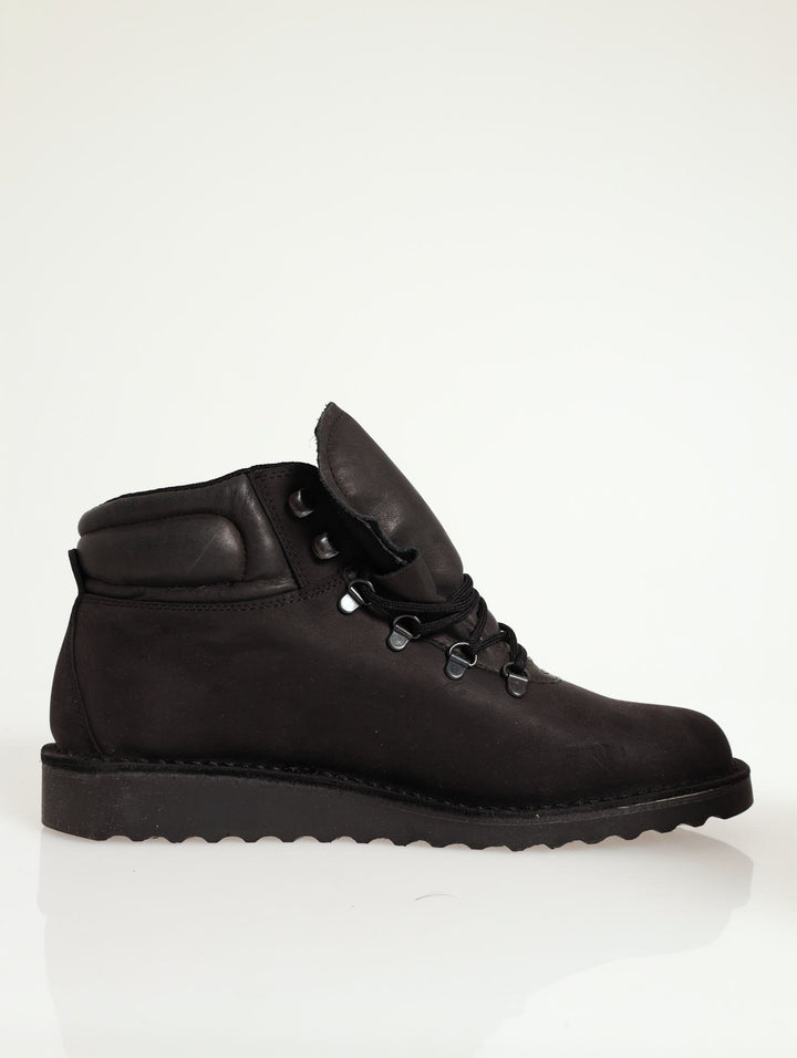 Andrew Utility Lace-Up Boot - Charcoal