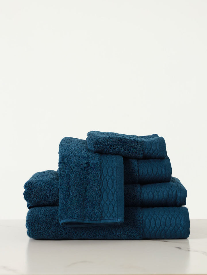 480gsm Micro Cotton Towels - Navy