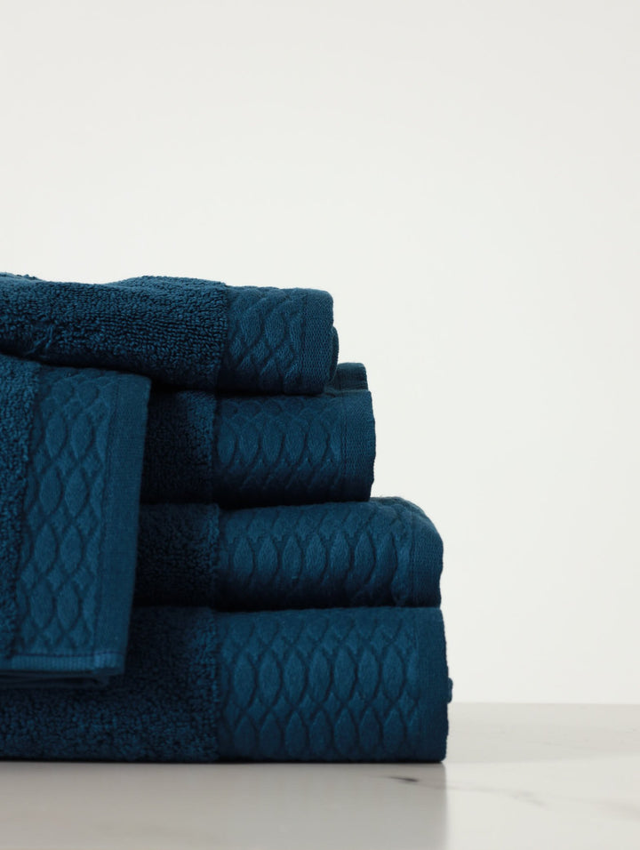 480gsm Micro Cotton Towels - Navy