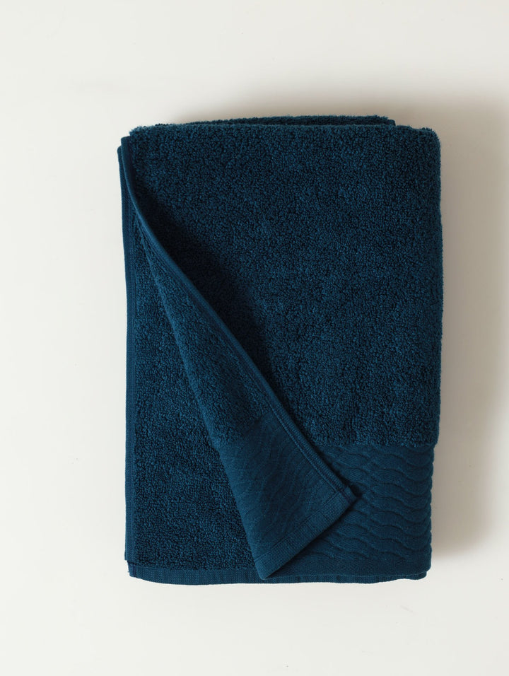 480gsm Micro Cotton Towels - Navy