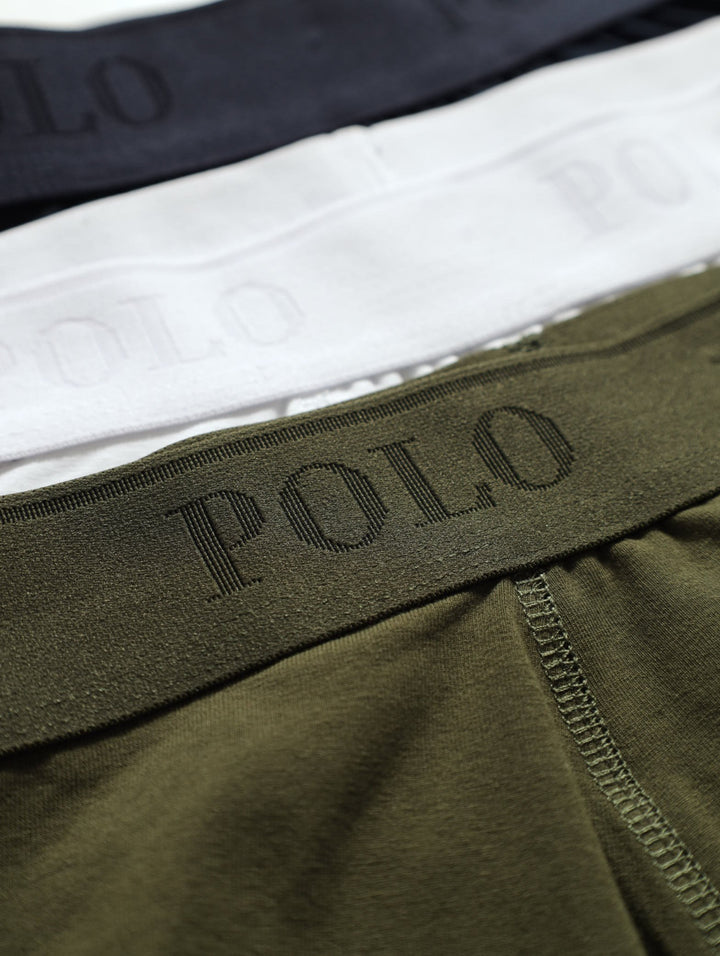 3 Pack Basic Knit Boxer - Olive