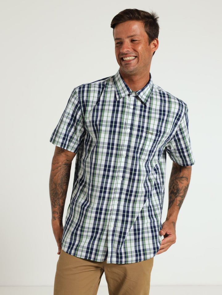 Classic Check Shirt - Navy