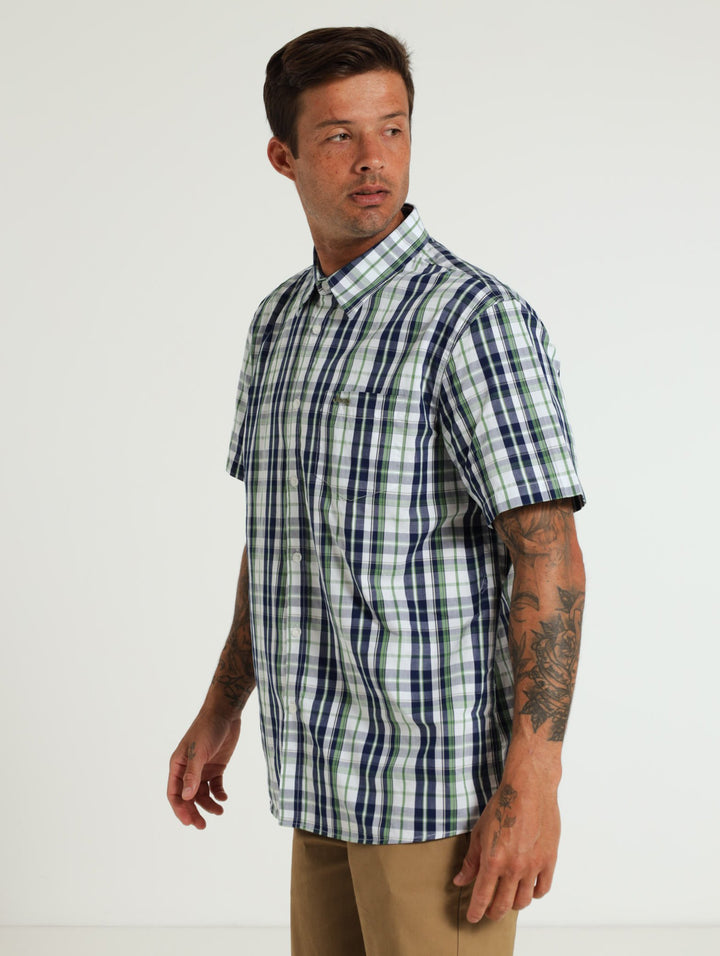 Classic Check Shirt - Navy