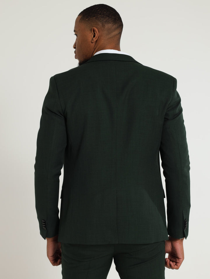 Slim Essential Suit Jacket - Olive