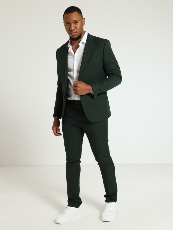 Slim Essential Suit Trouser - Olive