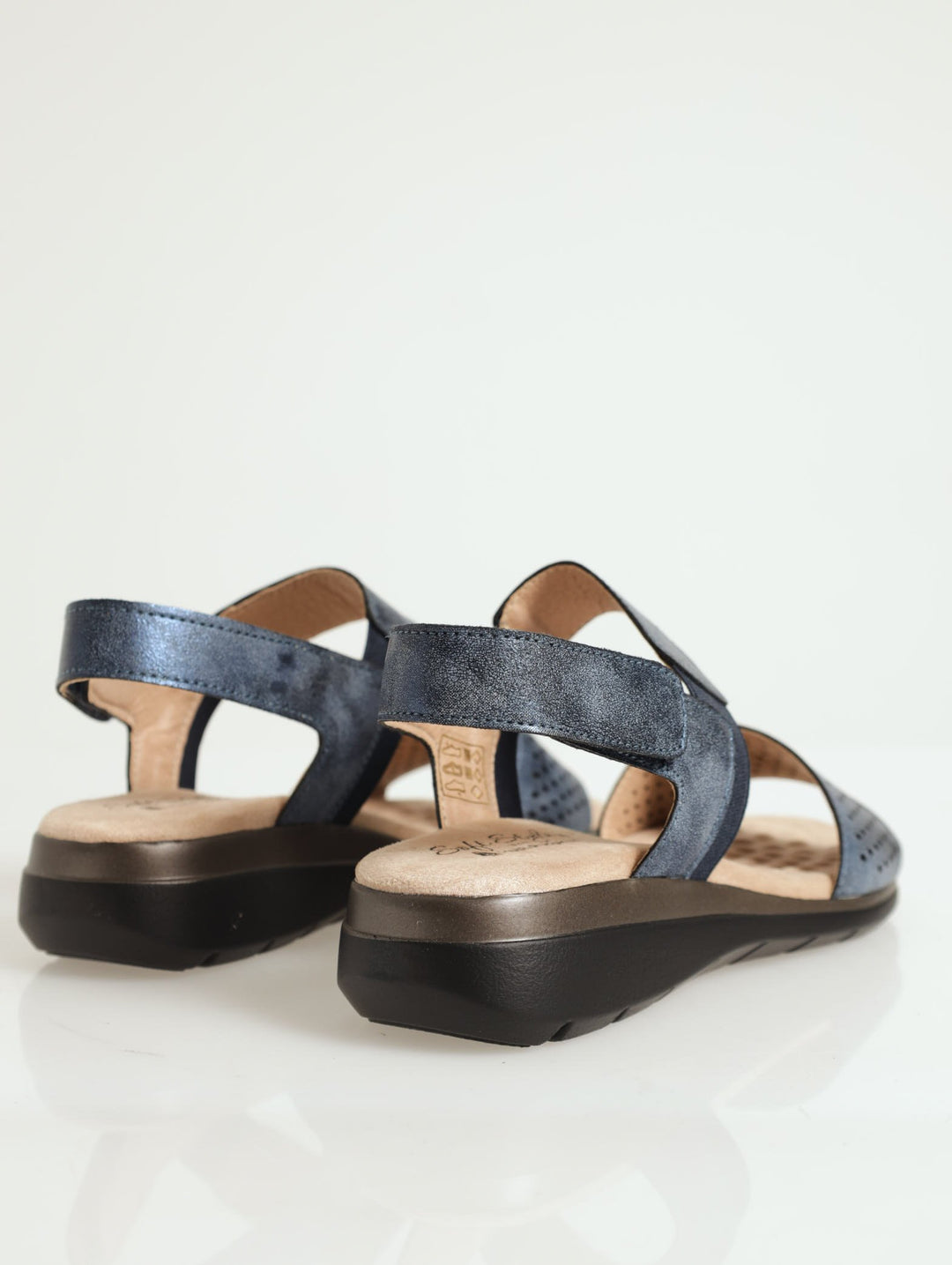 Soft Style Gina Multi Strap Comfort Sandal - Navy
