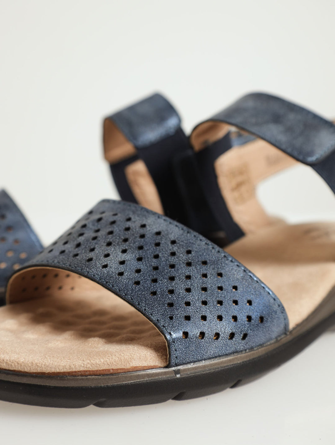 Soft Style Gina Multi Strap Comfort Sandal - Navy