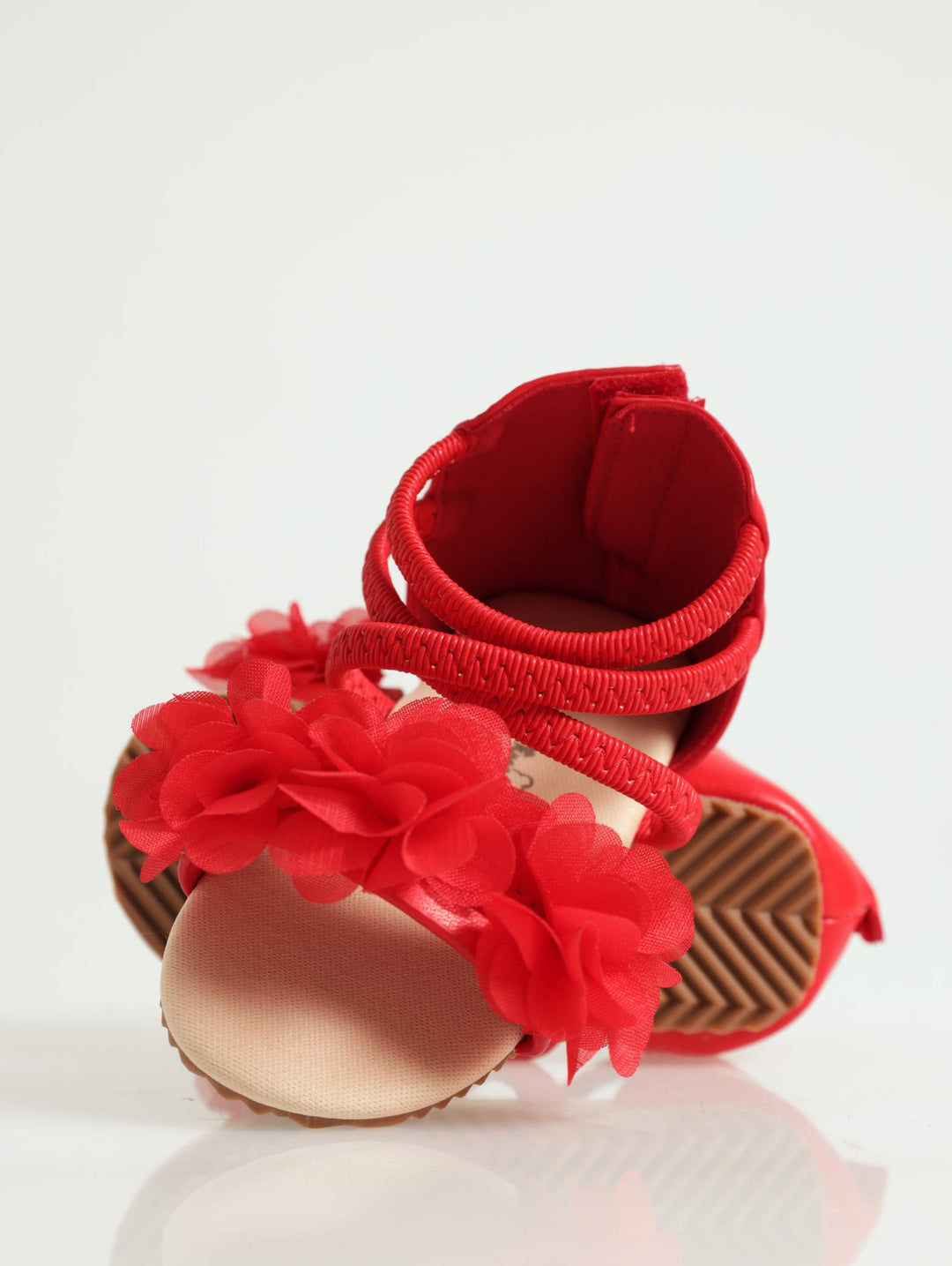 Baby Girls Strap Sandal - Red