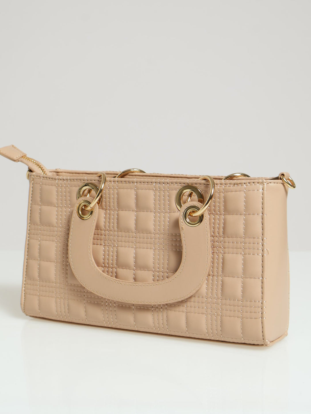 Dyn Top Handle Bag - Beige