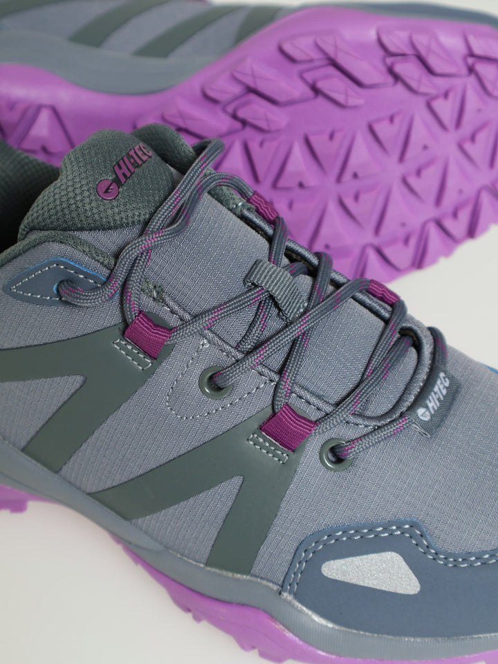Ares Outdoor Lifestyle Shoe With Lug Sole - Lilac