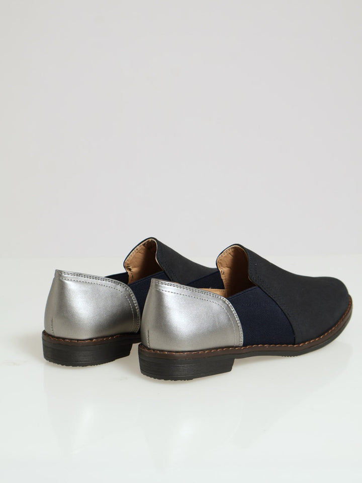 Soft Tymeria Multifabric Flat Shoe - Navy