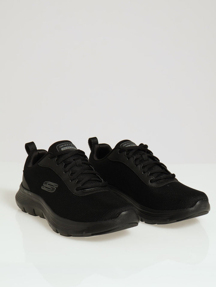 Flex Advantage 5.0 Closed Toe Lace Up Sneaker - Black