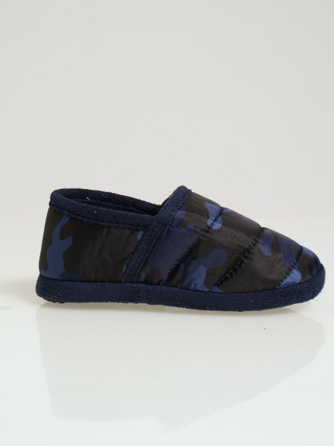 Pre-Boys Camo Slipper - Navy