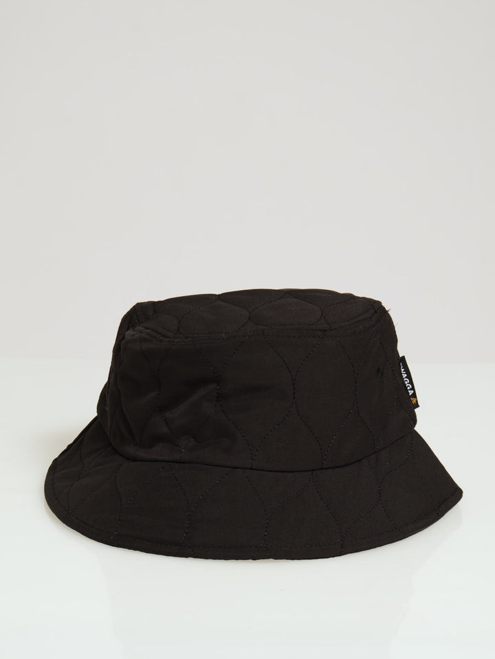 Quilt Bucket Hat - Black