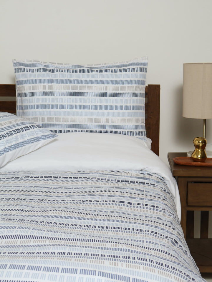 Coastal Texture Duvet - Blue