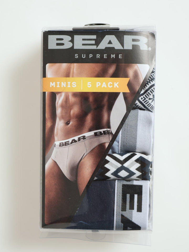 5 Pack Bear Mini Briefs