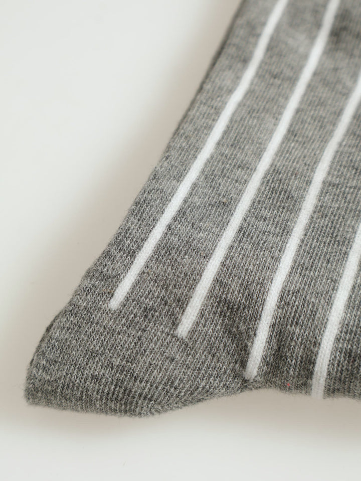 1 Pack Single Anklet Socksc - Grey/White