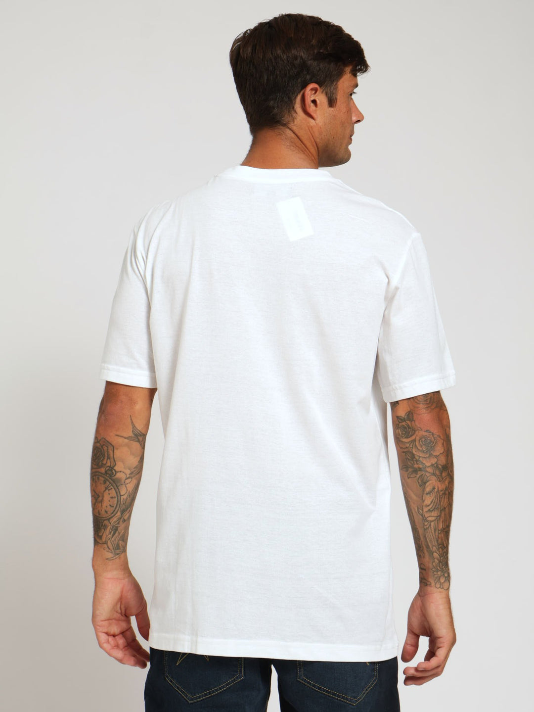 Dragon In Square Tee - White