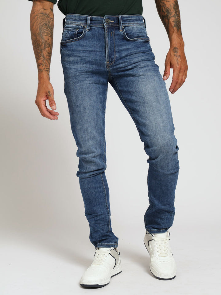 William Slim Leg Denim Jean - Medium Wash