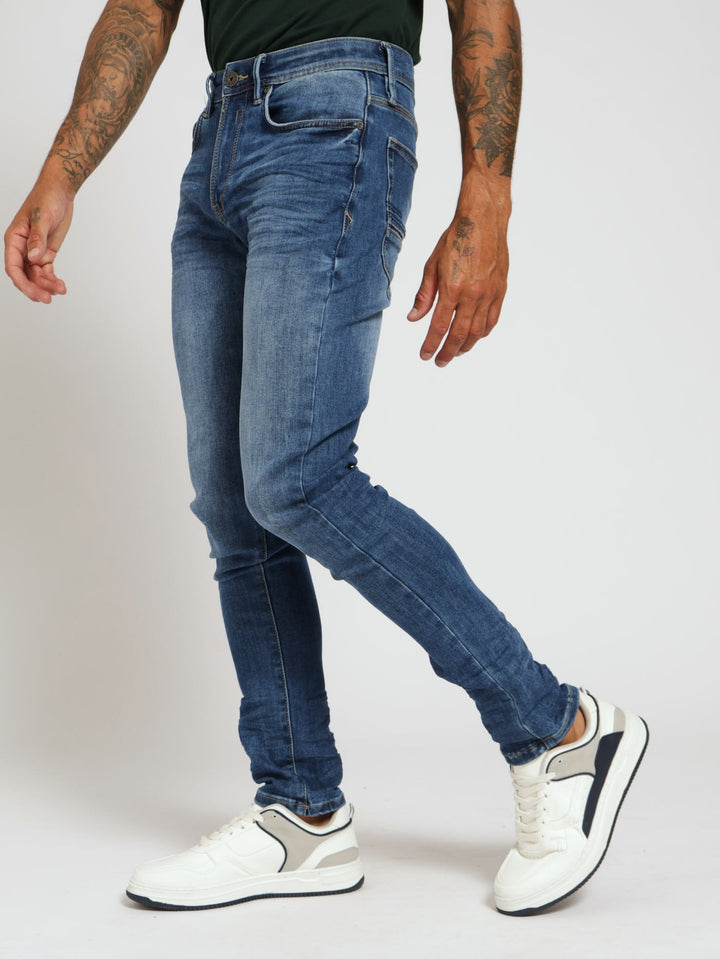 William Slim Leg Denim Jean - Medium Wash