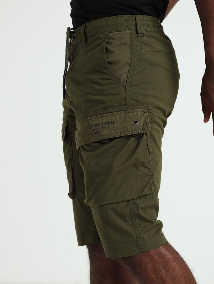 Caution Shorts - Olive