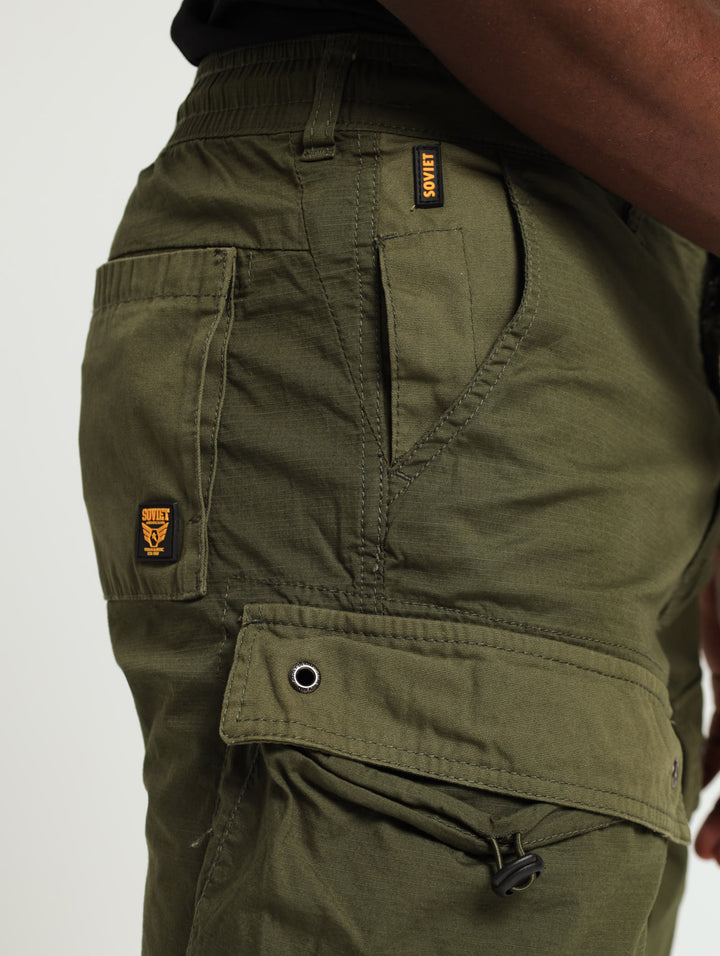 Caution Shorts - Olive