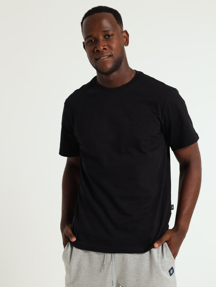 Basic Crew Tee - Black