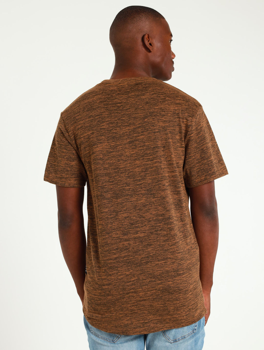 Basic Crew Logo Tee - Tan