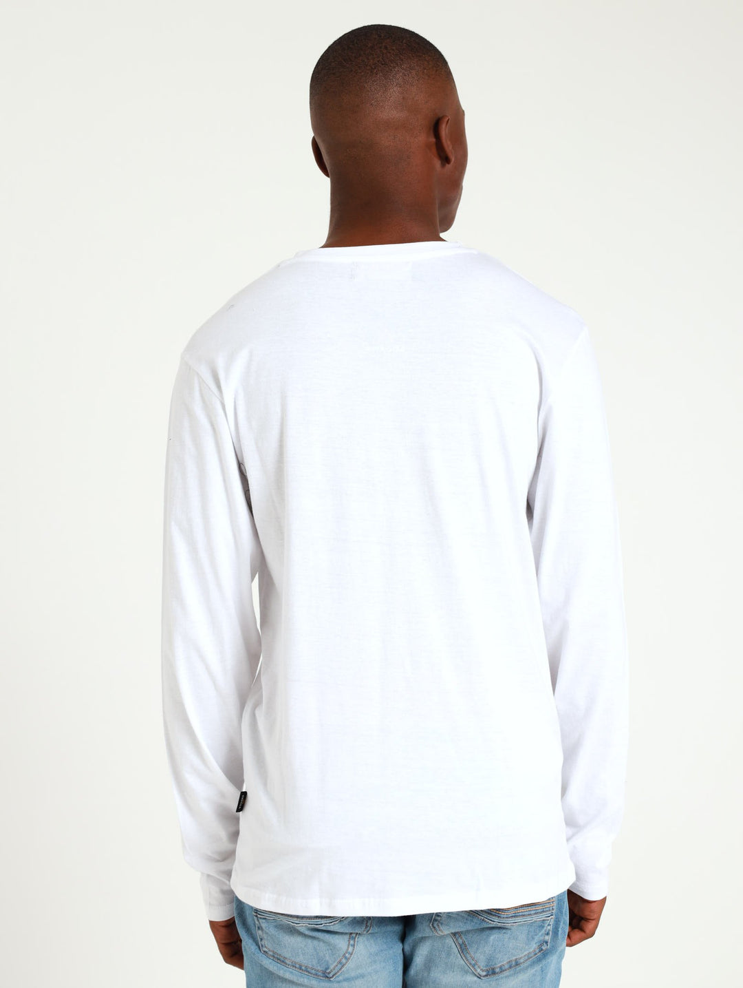 Basic V Tee - White