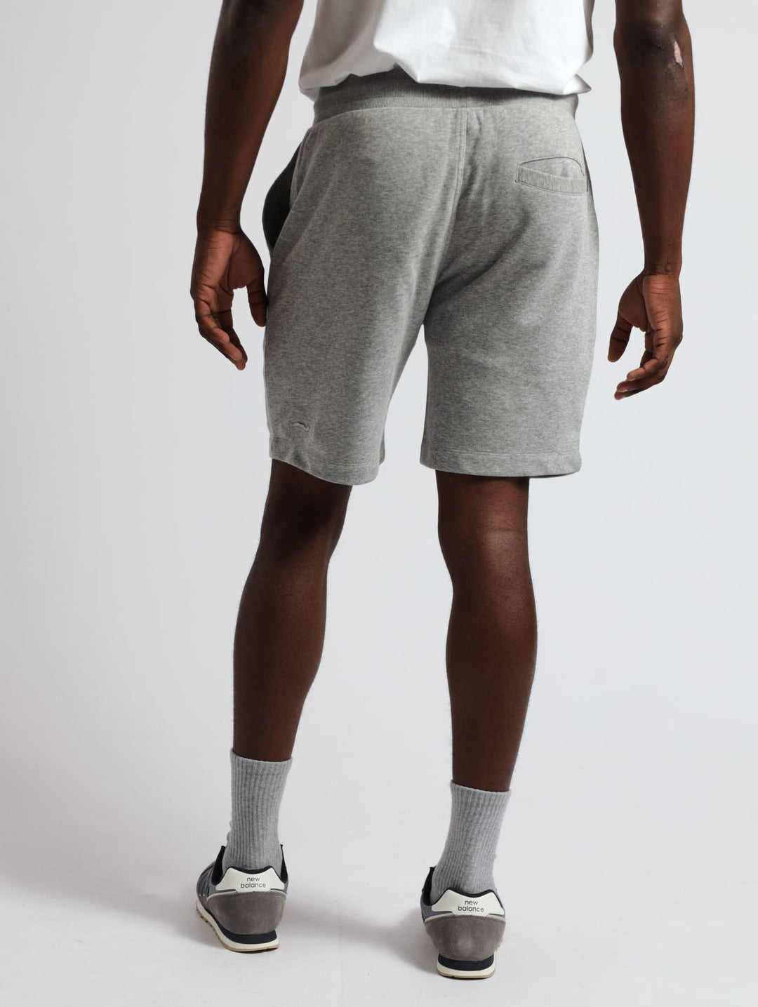 Fleece Shorts - Grey Melange