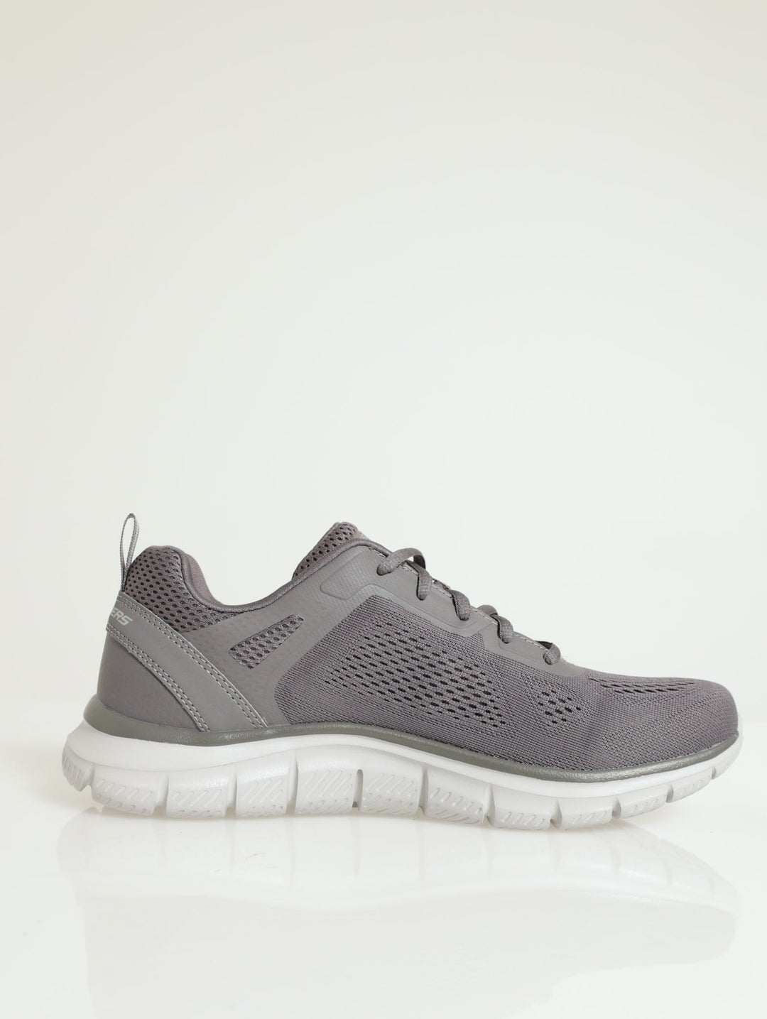 Track Lace Up Trainer - Charcoal