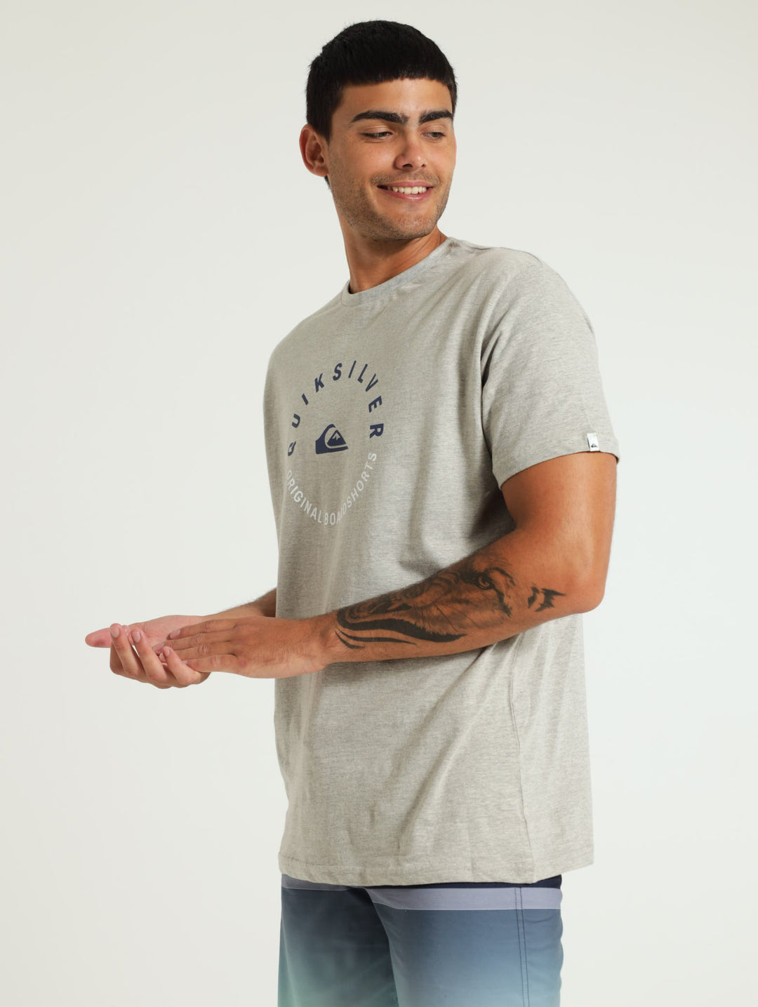 Icon Tee - Grey Melange