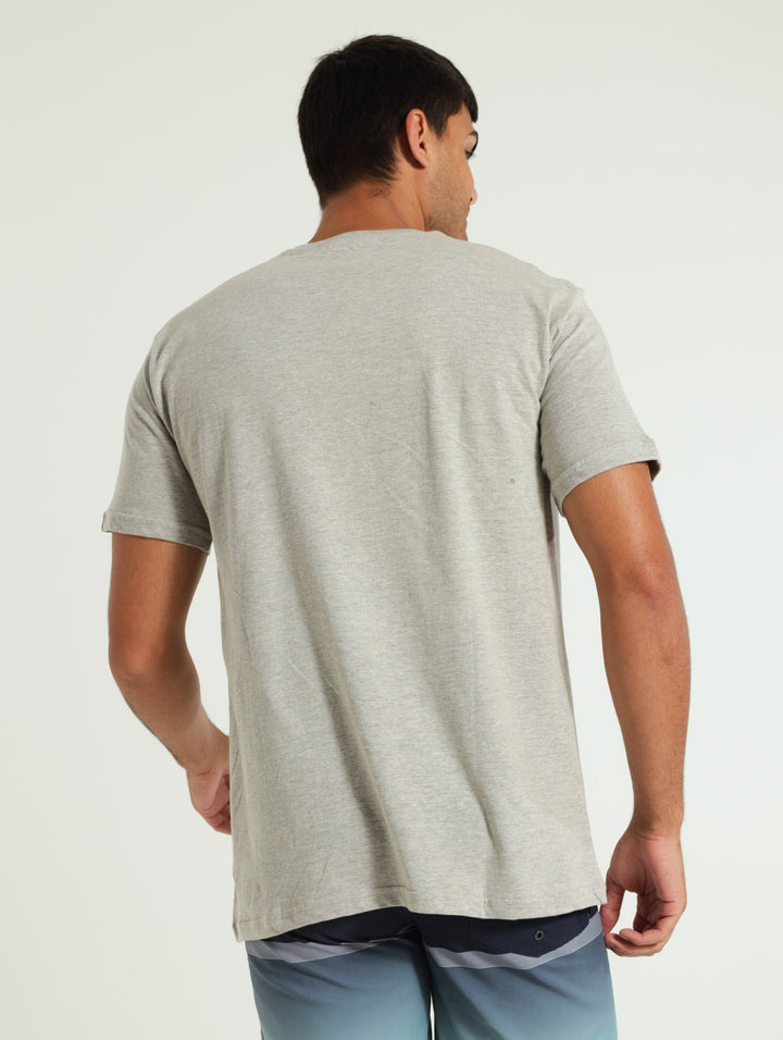 Icon Tee - Grey Melange