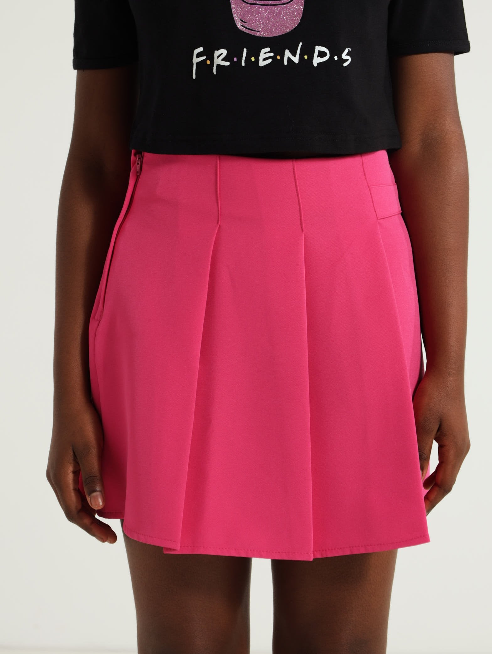 Girls Pleated Skirt - Pink – Edgars