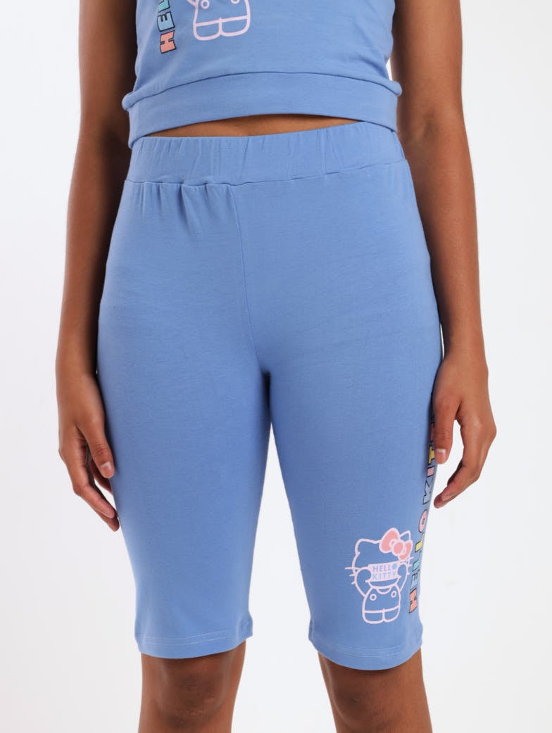 Girls Cycle Short - Blue