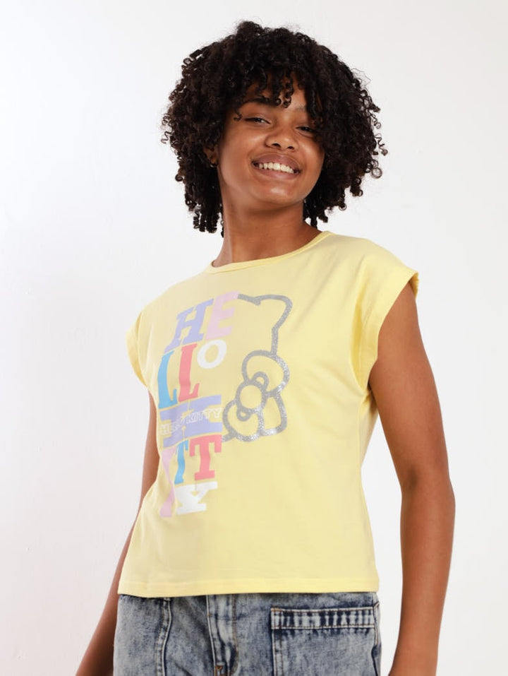 Girls Tee - Yellow