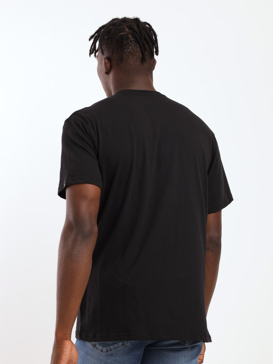 Men's Short Sleeve All Lined Up Top - Black