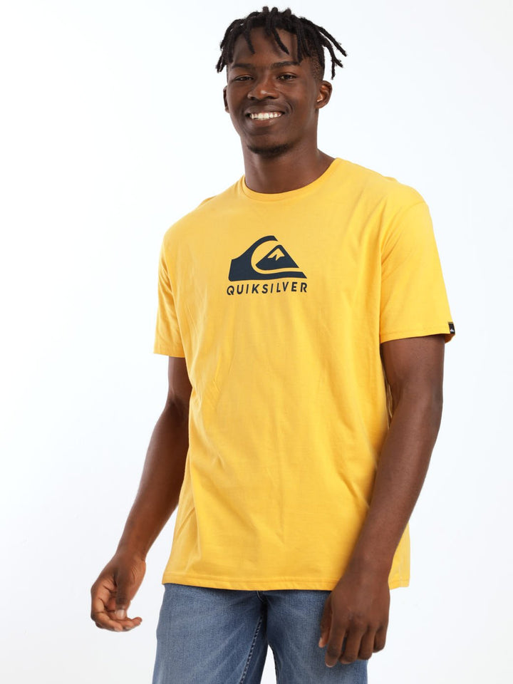 Men's Short Sleeve Logo Tee - Gold