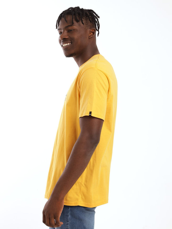 Men's Short Sleeve Logo Tee - Gold