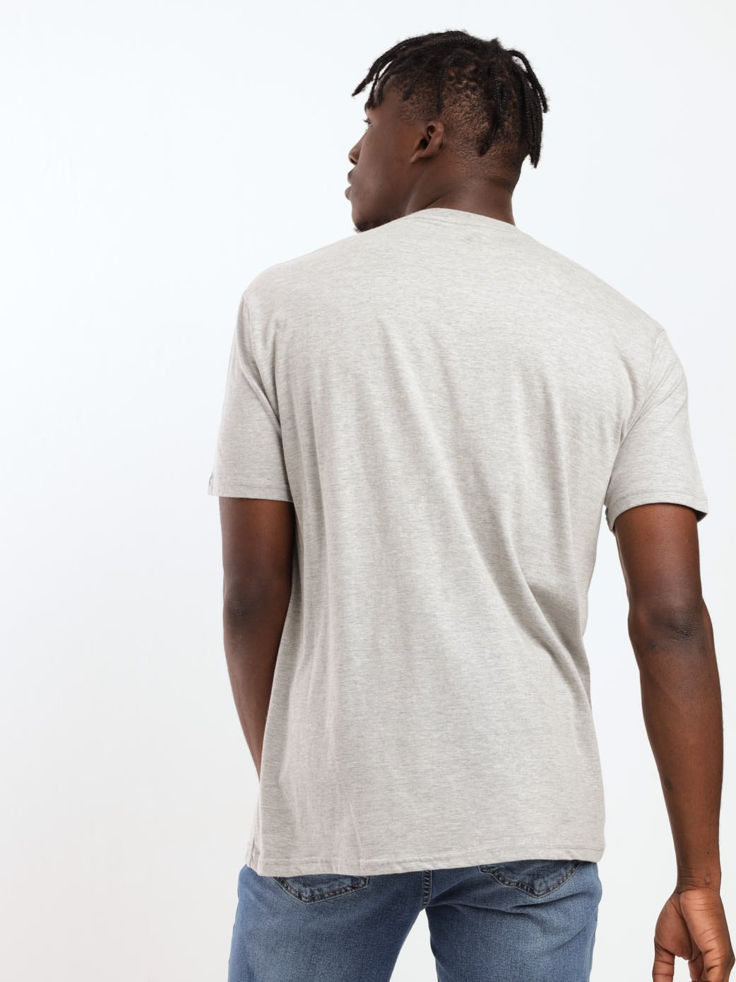 Men's Short Sleeve Funky Fills Top - Grey Melange