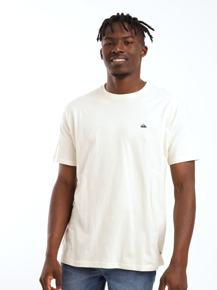 Men's Short Sleeve Essentials Top - Antique White