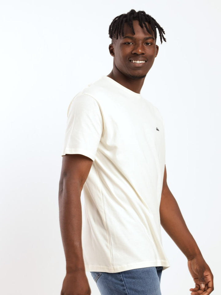 Men's Short Sleeve Essentials Top - Antique White