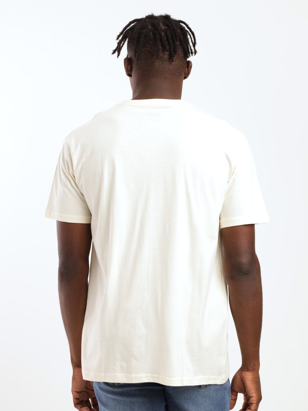 Men's Short Sleeve Essentials Top - Antique White