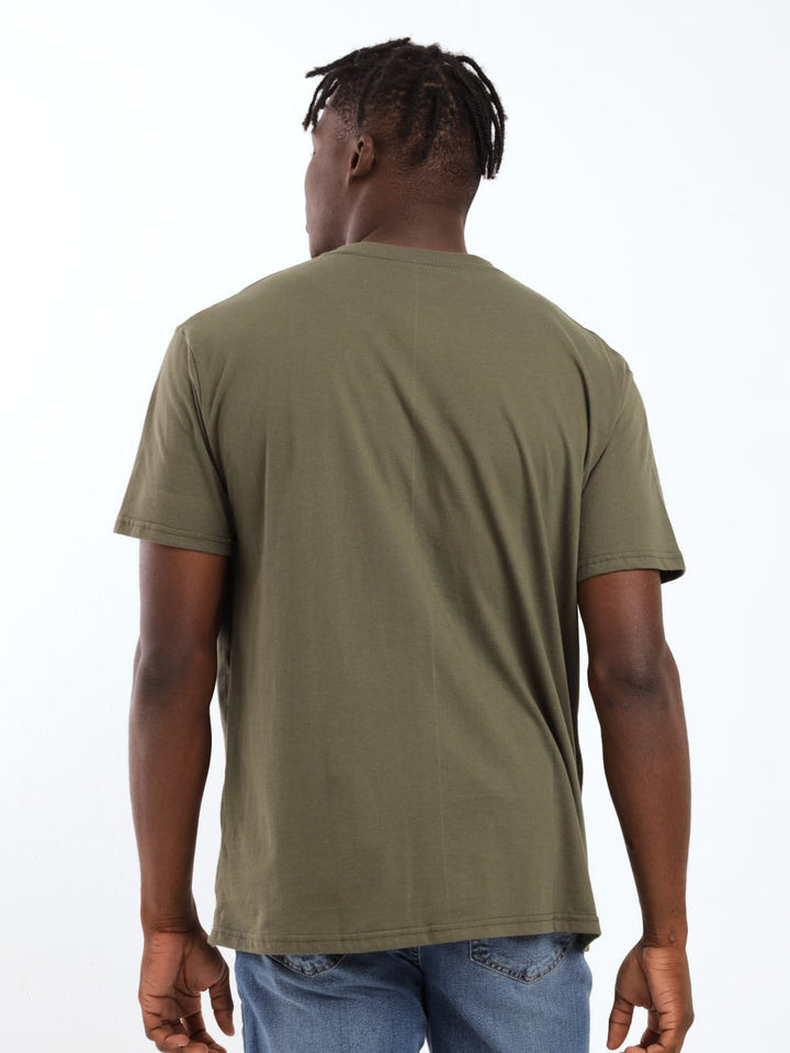 Men's Short Sleeve All Lined Up Top - Grape Leaf