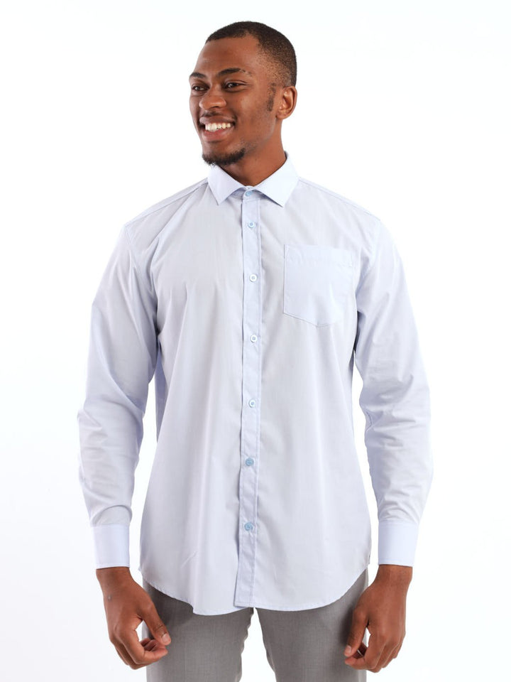 Men's Easy Care Shirt - Sky Blue