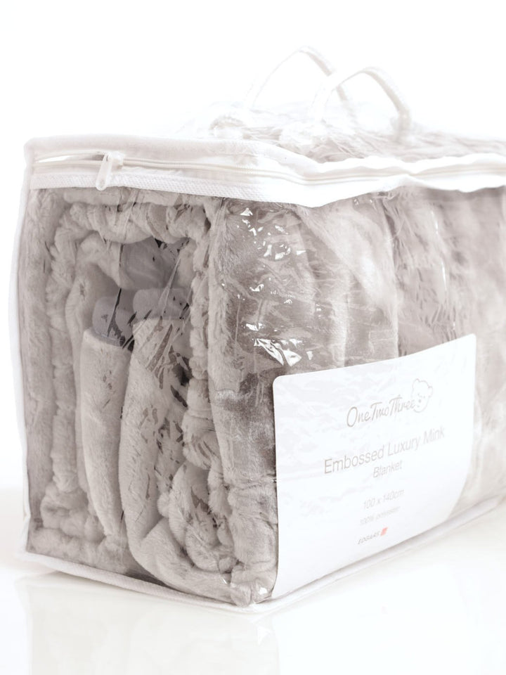 Baby Nursery Accessories Mink Blanket - Grey