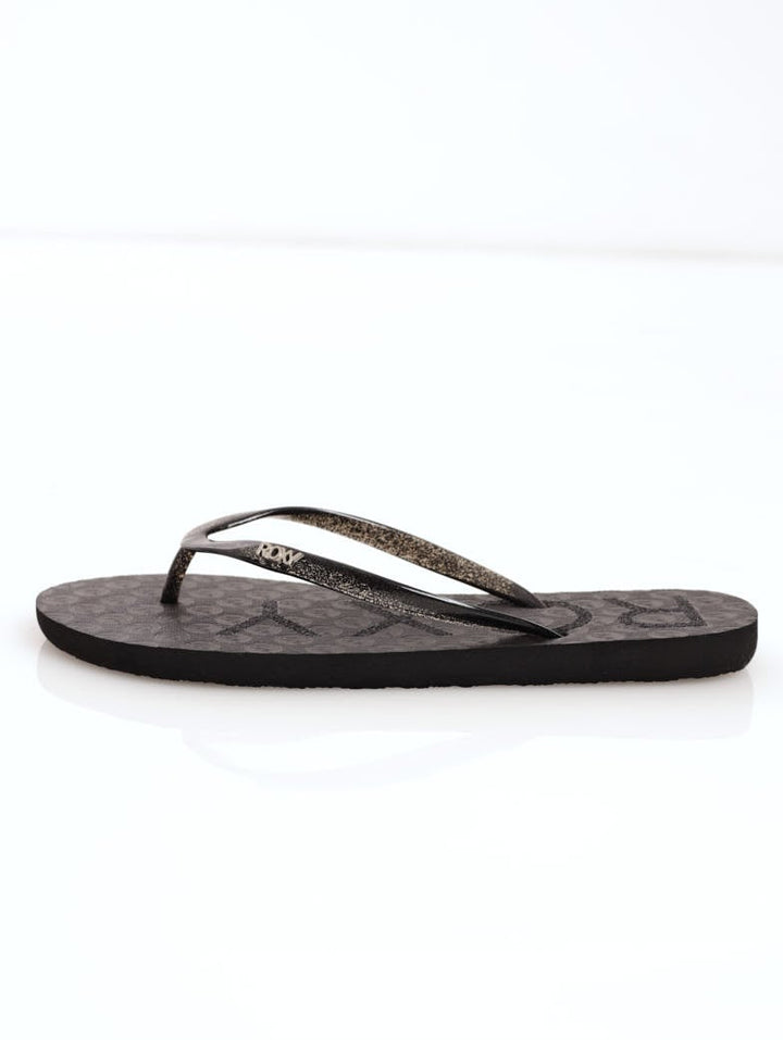 Ladies Viva Sparkle Flip-Flop Sandal - Black