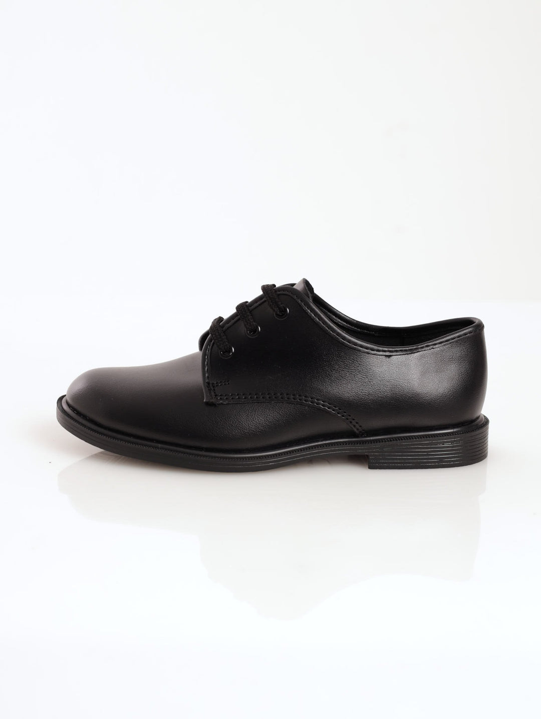 Boys Synthetic Smart Shoe - Black