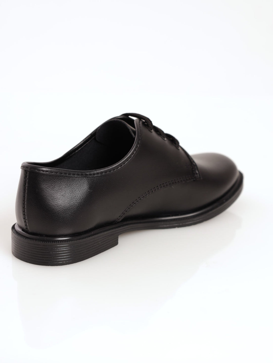 Boys Synthetic Smart Shoe - Black