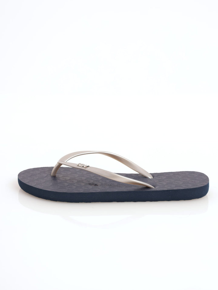 Ladies Viva Tone II Flip-Flop Sandal - Silver